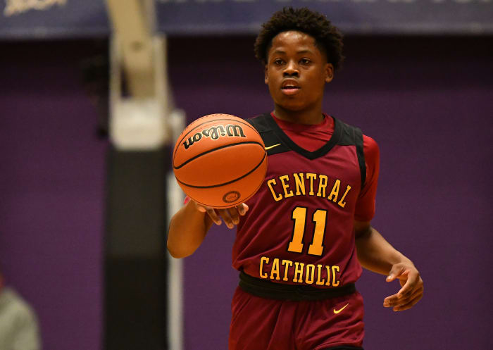 West Linn Central Catholic 6A Oregon boys basketball quarterfinal Taylor Balkom 38